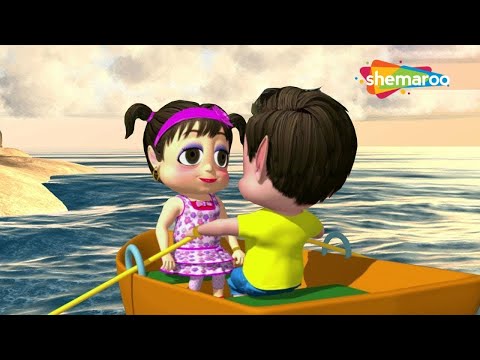 Row Row Row Your Boat 3D Rhyme In English | 3D Rhyme for Children