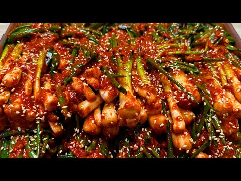쪽파김치에 '이것'을 넣으면 역대급 김치가 탄생합니다! 30분이면 뚝딱! 핵심만 쏙쏙 담은 초간단 레시피