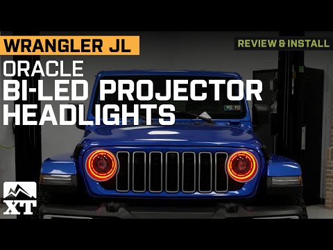 Jeep Wrangler JL Oracle Oculus Bi-LED Projector Headlights with ColorSHIFT Halo Review & Install