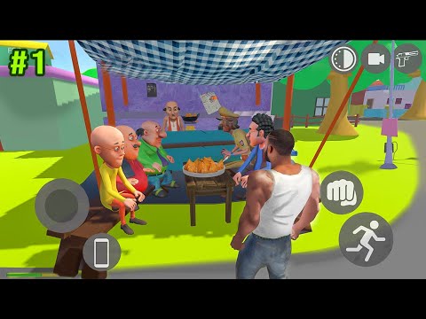 Franklin Went To Motu Patlu City FURFURI NAGAR In Indian Bikes Driving 3D