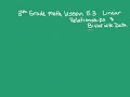 Understanding Linear Relationships and Slope