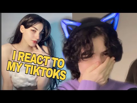 I react to my Tiktoks