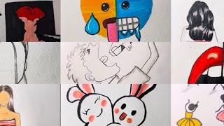 Top 10 compilation / easy way to draw / how to draw