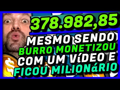 A PROVA QUE QUALQUER PESSOA "BURRA" FICA MILIONÁRIO COM CANAL DARK COM UM VÍDEO BOST4@│R$ 35 MIL MêS