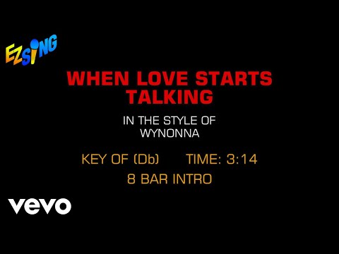 Wynonna – When Love Starts Talking (Karaoke)