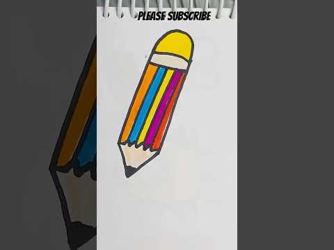 Easy pencil ✏️ art ideas for kids #shorts #trending #ytshorts #trend #viral #art