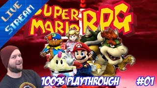 ðŸ”´Playing 20 Years Later! - Super Mario RPG (100% Playthrough) - LIVE STREAM [#01]