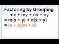 Factoring Expressions and Common Terms