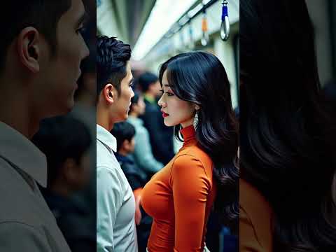 혼잡한 서울 지하철 Rush Crowd 混雑した地下鉄 #aiart #Seoul #지하철 #subway #shorts #work #urban