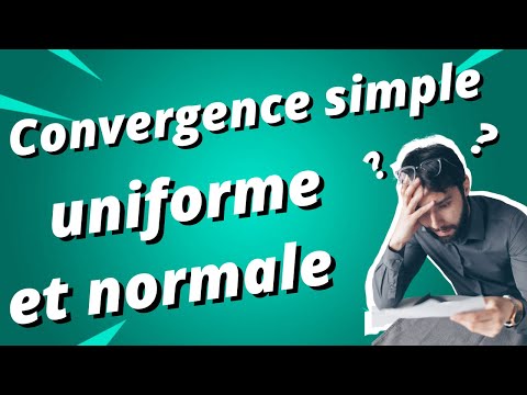 Convergence simple, uniforme et normale des suites et séries de fonctions