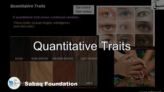 Quantitative Traits