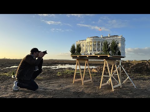 Build the Independence Day movie miniature White House and blow it up. Behind the scenes & tutorial