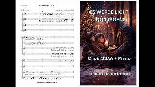 Es werde Licht (Udo Jürgens) - Choir SSAA + Piano