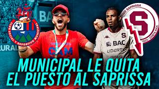 MUNICIPAL LE QUITA EL TRONO AL GIGANTE DE CENTROAMERICA, EL SAPRISSA Y LO MANDA AL BOMBO 2