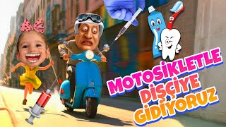 MOTOSİKLETE BİNİP DİŞ DOKTORUNA GİDİYORUZ‼️