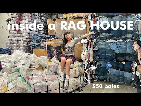thrifting at a *RAG HOUSE* for $50 clothing bales...did I get scammed???