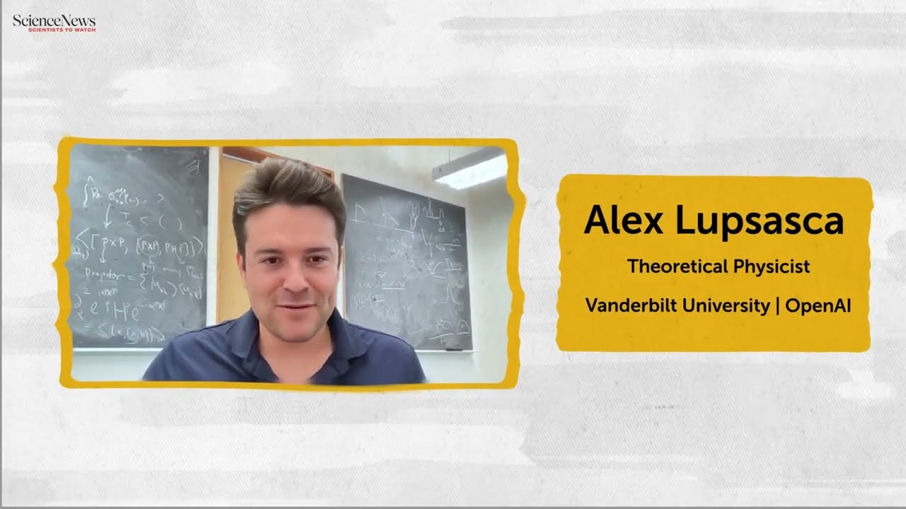 Alex Lupsasca Scientists to Watch | Science News