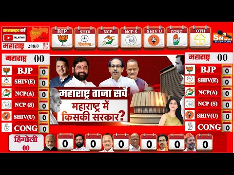 Today Breaking News !  Maharashtra Assembly Election 2024 Opinion Poll | ExitPoll BJP Shiv MODI POLL