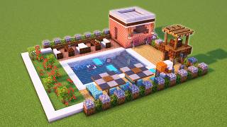 Minecraft Ultimate Swimming Pool Tutorial💦