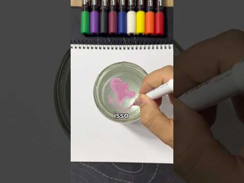 desenhando… na ÁGUA? 💦 ✏️ #shorts #desenho