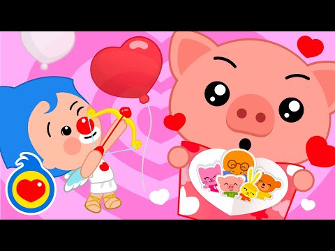 Make a Valentine's Day Card ❤️ I Love my Friends! ❤️ Nursery Rhymes | Plim Plim - The Kindness Hero