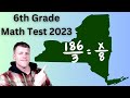 Exploring Key Concepts from the 2023 NY 6th Grade Math Test