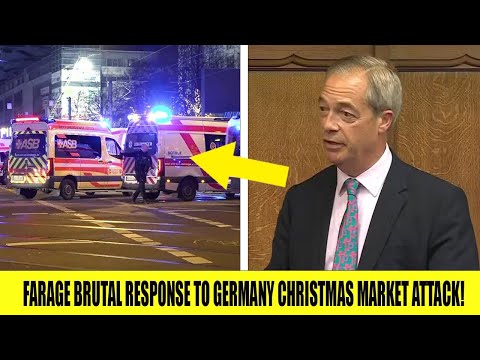 Nigel Farage’s BRUTAL Response To Germany Christmas Market Attack!