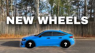 I GOT NEW WHEELS FOR THE CIVIC !