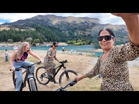 BIKE RIDE WITH MY IN LAWS - Desi Vibes In Queenstown 🚲