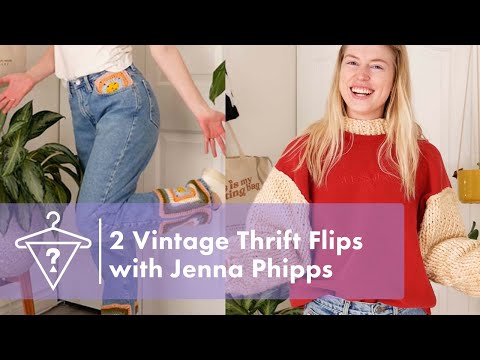 2 GUESS Vintage Thrift Flip Feat. @Jenna Phipps  | #GUESSVintage #DIY