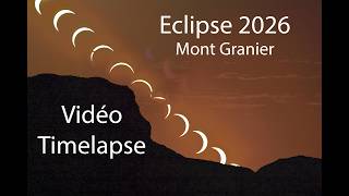 Eclipse 2026 timelapse