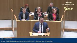 Rede vom 21.12.2022 zum Haushaltsgesetz 2023/2024