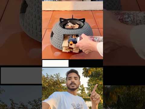 “সাদ আছে সাধ্য নাই – গ্রামের চুলার আইডিয়া 👌”