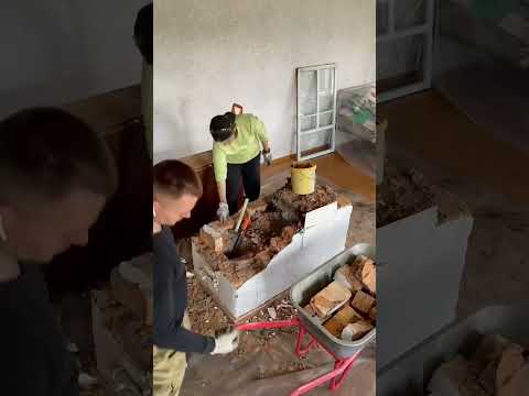 Переделка печи. Крутой результат в конце #деревня #хутор #жизньвдеревне