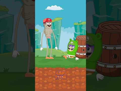 Mario Gets Angry And Turns Into a Monster #animationmeme #funnycartoon #mario #luigi