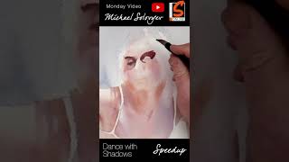 Studio Art Online - Dance with Shadows (speedup Watercolor Portrait Demo)