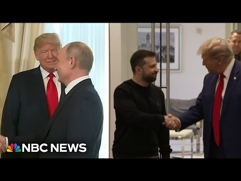 YouTube video thumbnail: A Look Back at Trump's Relationships With Putin and Zelenskyy