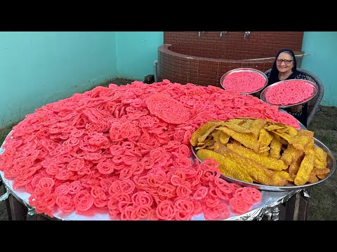 Jalebi Fafda Making | Veg Village Food