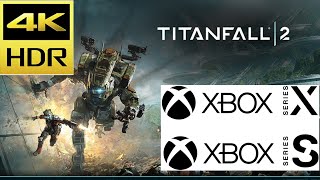[4K 60fps HDR] Titanfall 2 on Xbox Series X Gameplay