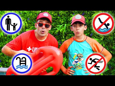 Jason Rules of the Pool and Safety with Lifeguard Alex