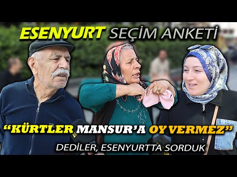 Esenyurtta Sorduk..! Dem Parti Seçmeni Kime Oy Verecek | Mansur Yavaş - R. Tayyip Erdoğan