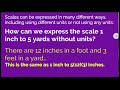 Understanding Scales and Area Calculations