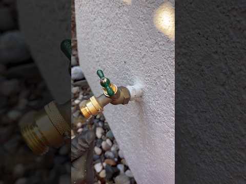 replacing an outdoor faucet #plumber #plumbing