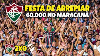 FLUMINENSE X PLATENSE 😱 FESTA DA TORCIDA DO FLUZÃO NO MARACANÃ LOTADO