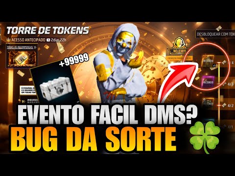 BUG NO EVENTO? 🤡🍀 PEGANDO O NOVO TOP CRIMINAL MAIS INSANO DO FREE FIRE💎💎💎