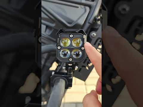 "Powerful LED Fog Light on Bike ๐ฅ | Ultimate Night Ride Setup ๐ก | Easy DIY Guide" #MotoVlog