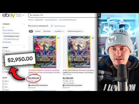 Umbreon ex From Prismatic Evolutions Selling For $3,000