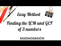 Finding LCM and GCF Using Ladder Technique