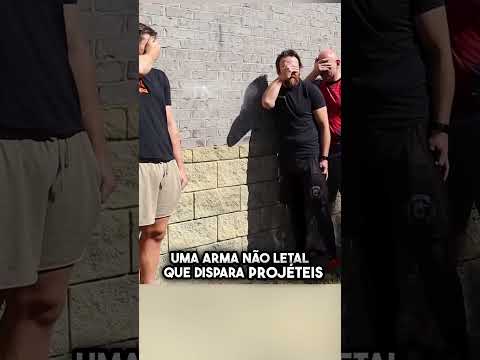 A Pistola de Pepperball Mais Potente #shorts