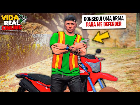 GTA V - VIDA REAL | TIVE QUE COMPRAR UMA ARMA PARA MINHA PROTEÇÃO  - #40